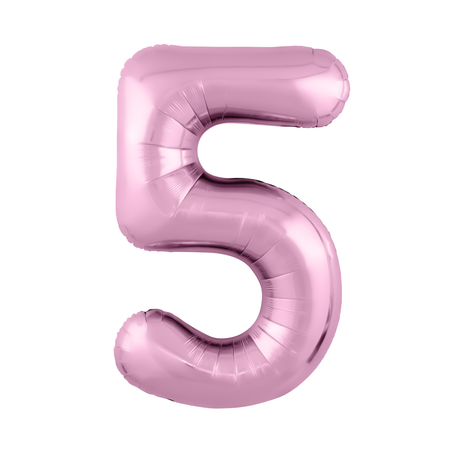Цифра 5 розовая