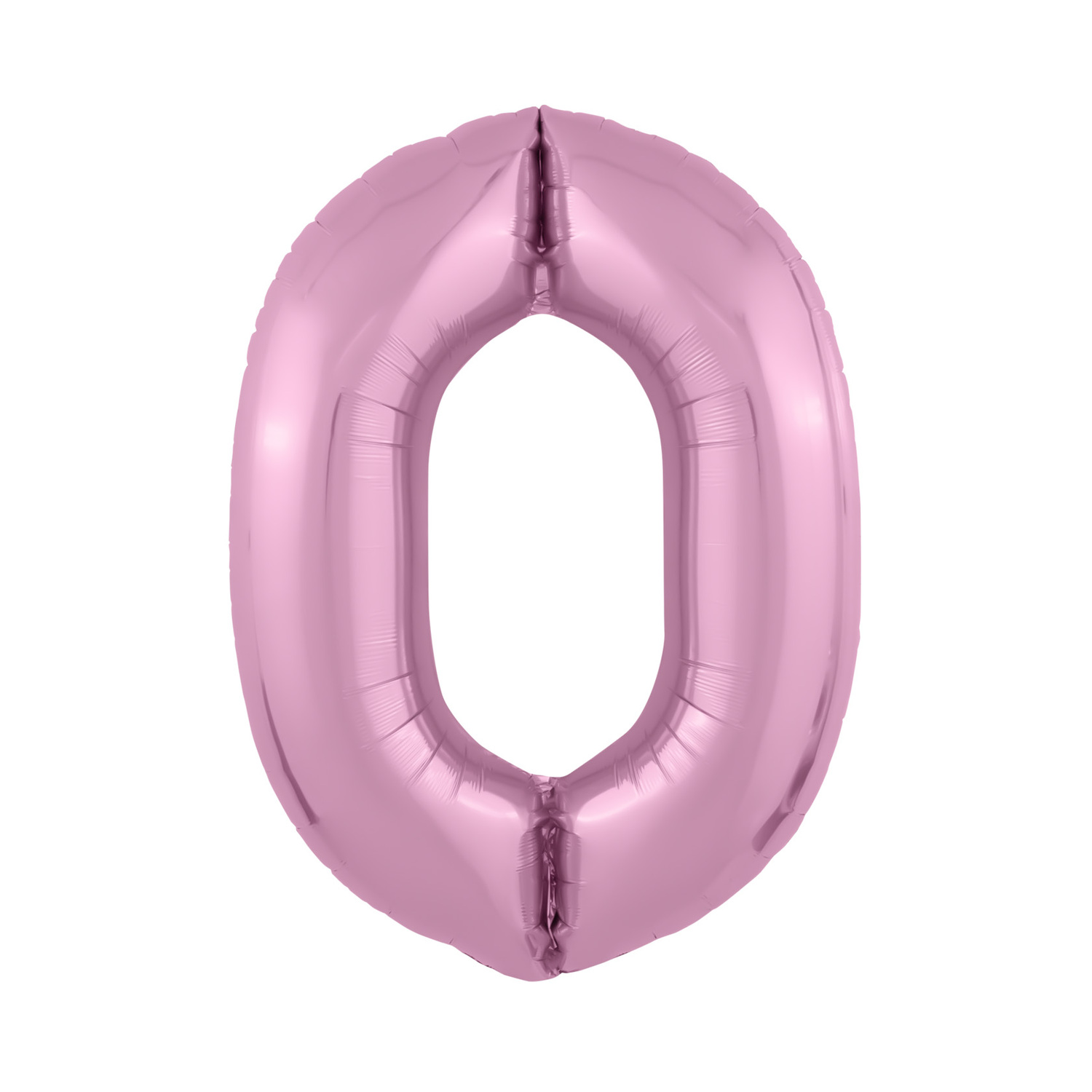 Цифра 0 розовая