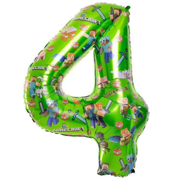 Цифра 4 Майнкрафт