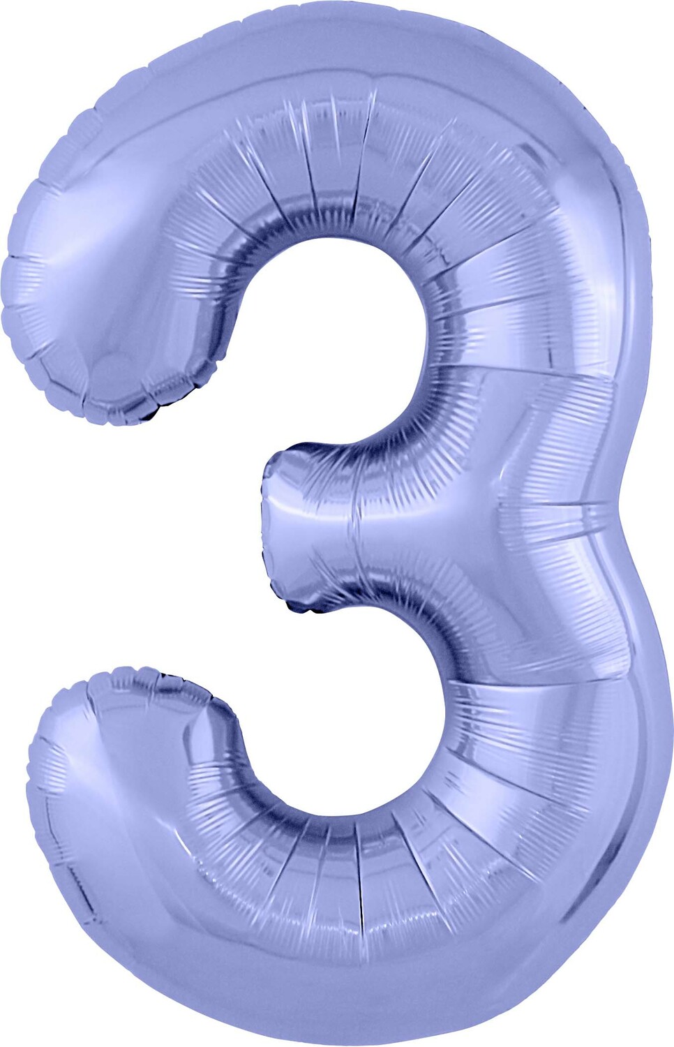 Цифра 3 сиреневая