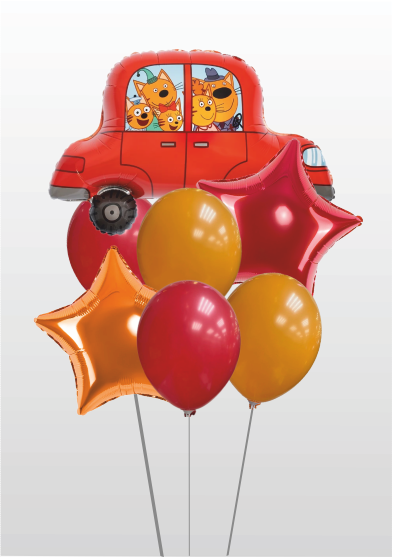 Фонтан Машина три кота