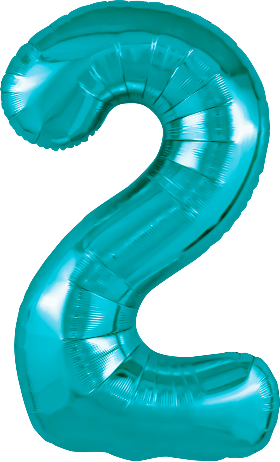 Цифра 2 бирюза