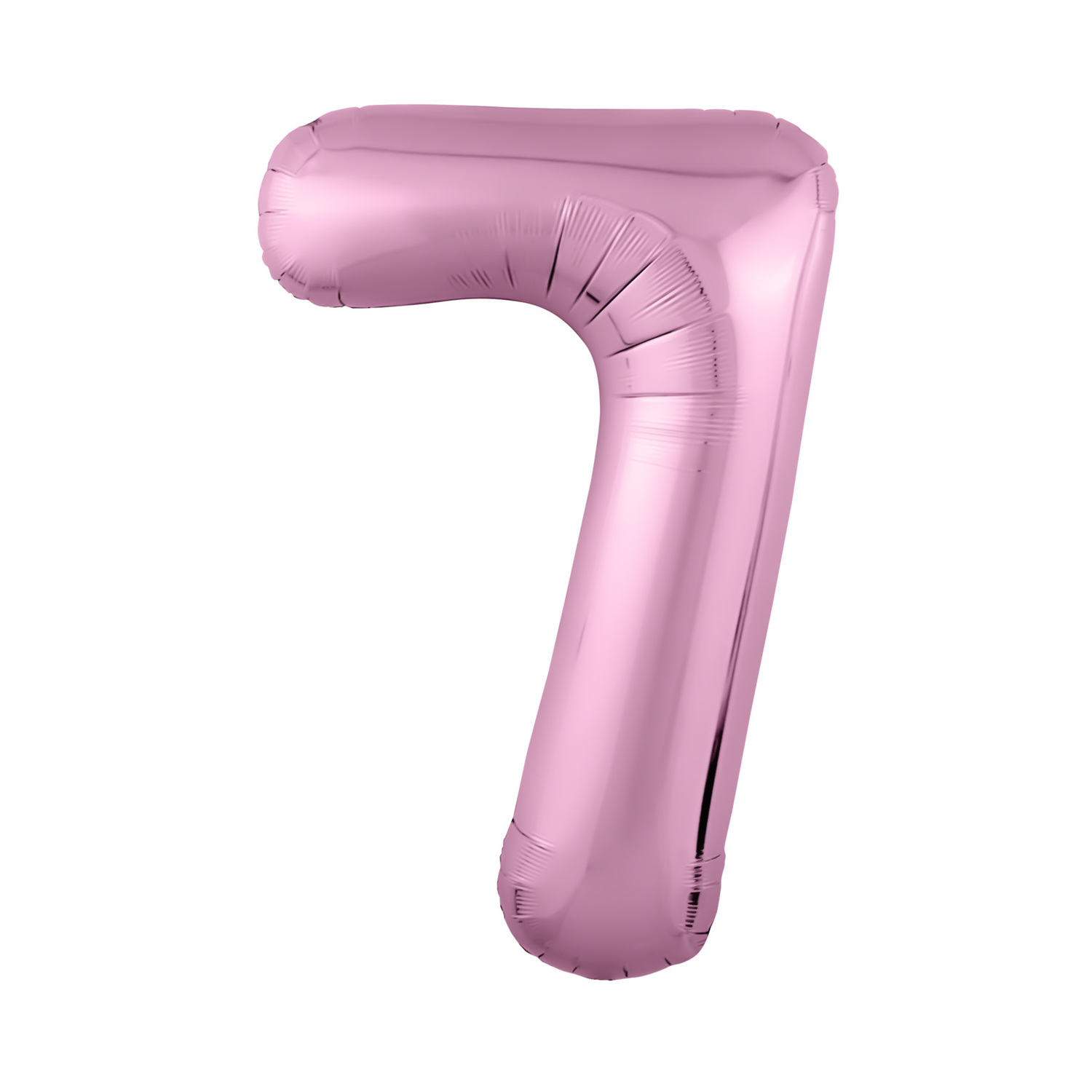 Цифра 7 розовая