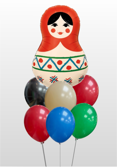 Фонтан Матрешка Русский узор