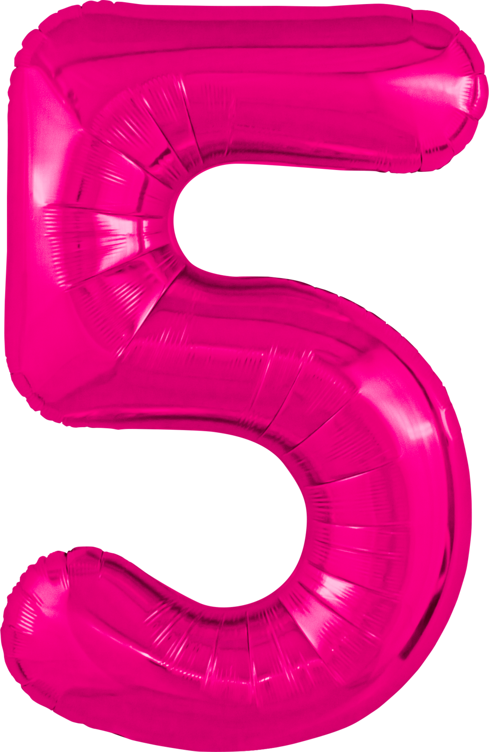 Цифра 5 фуксия