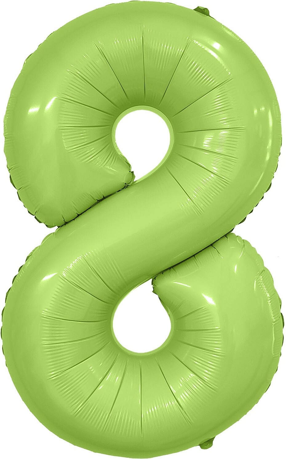 Цифра 8 салатовая