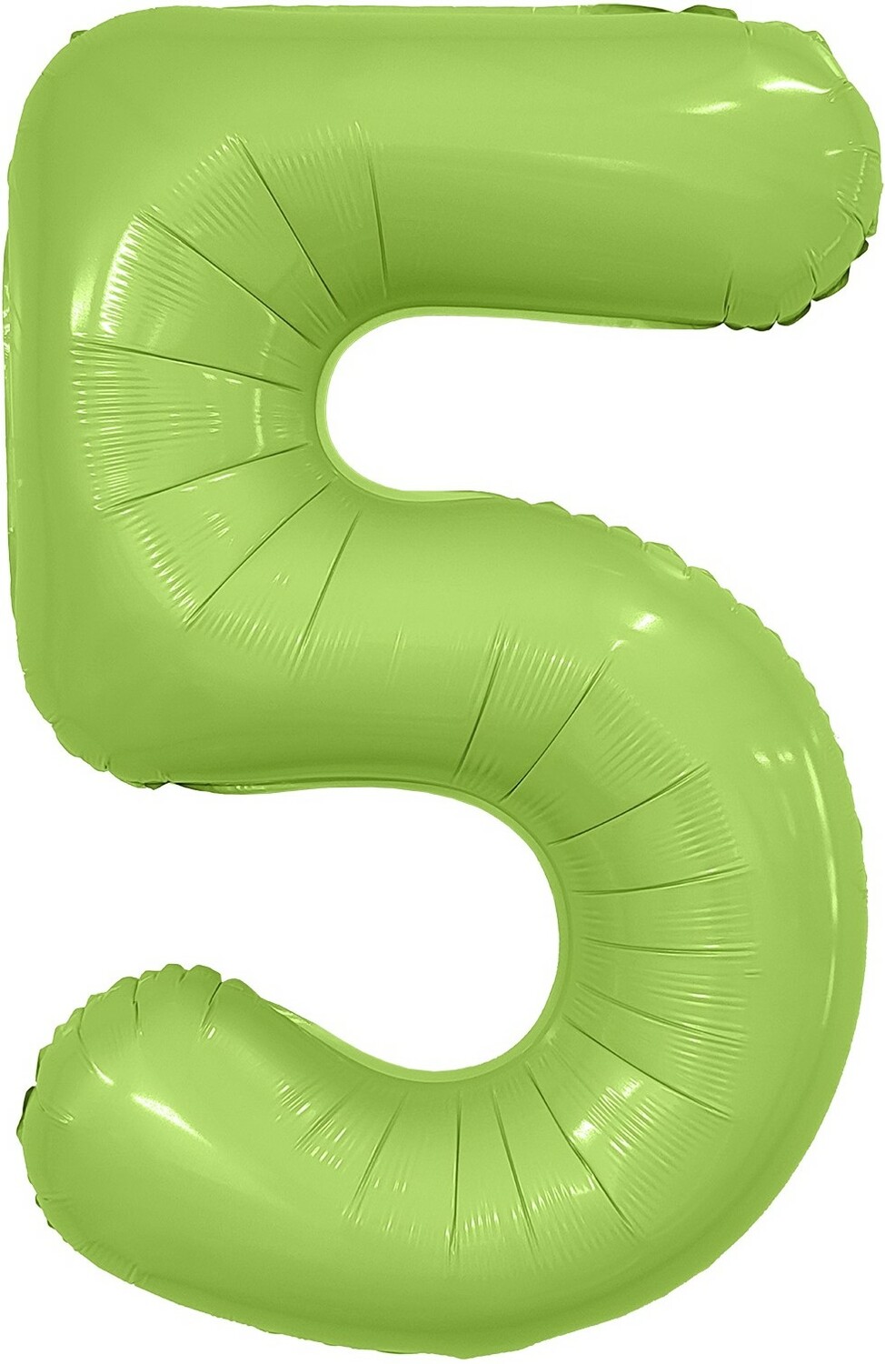 Цифра 5 салатовая