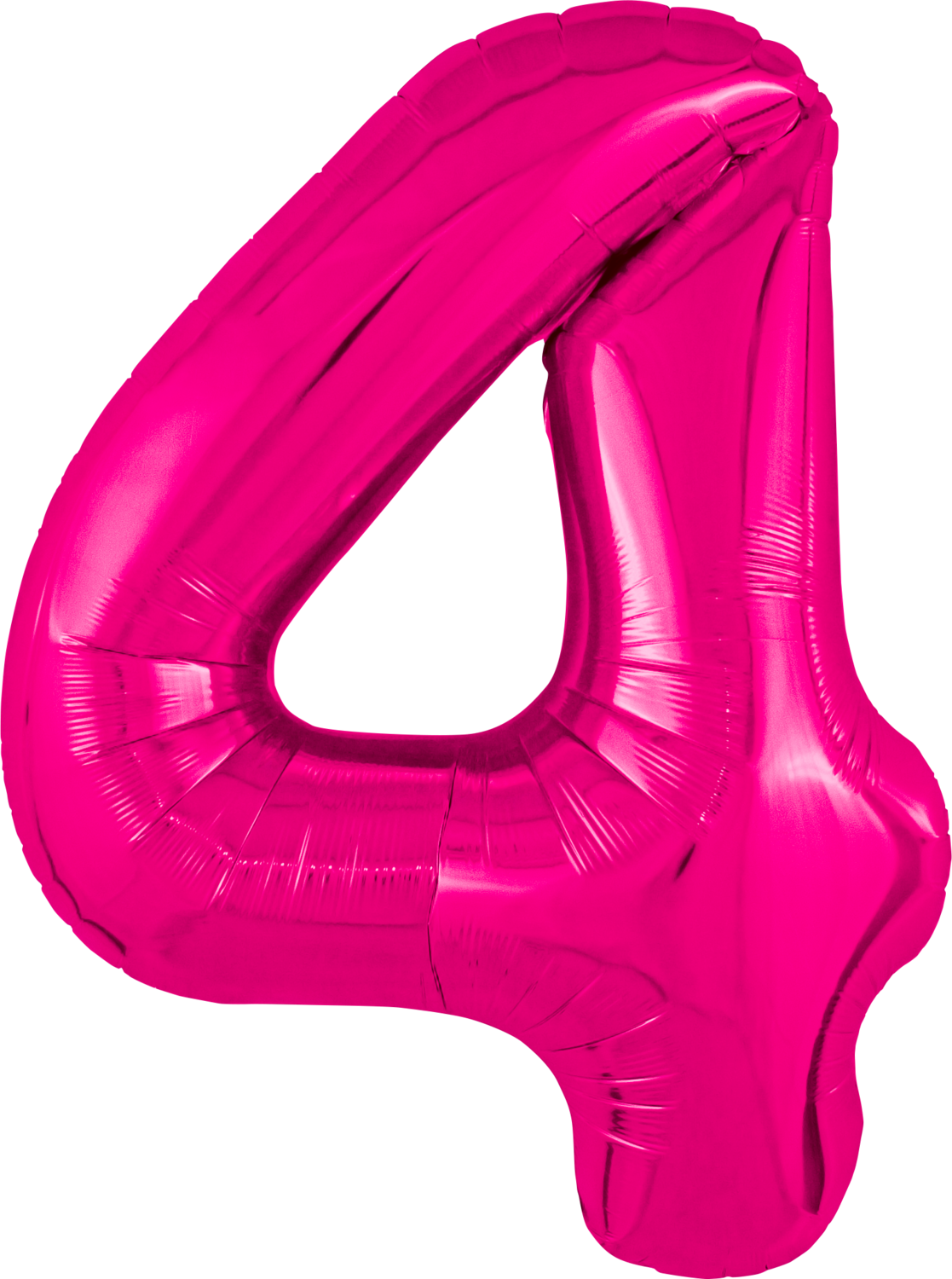 Цифра 4 фуксия