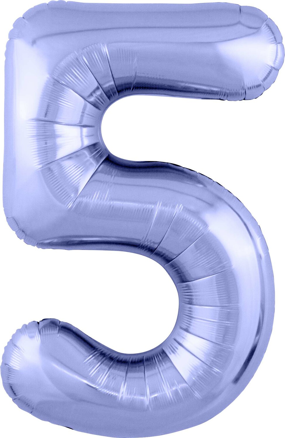 Цифра 5 сиреневая