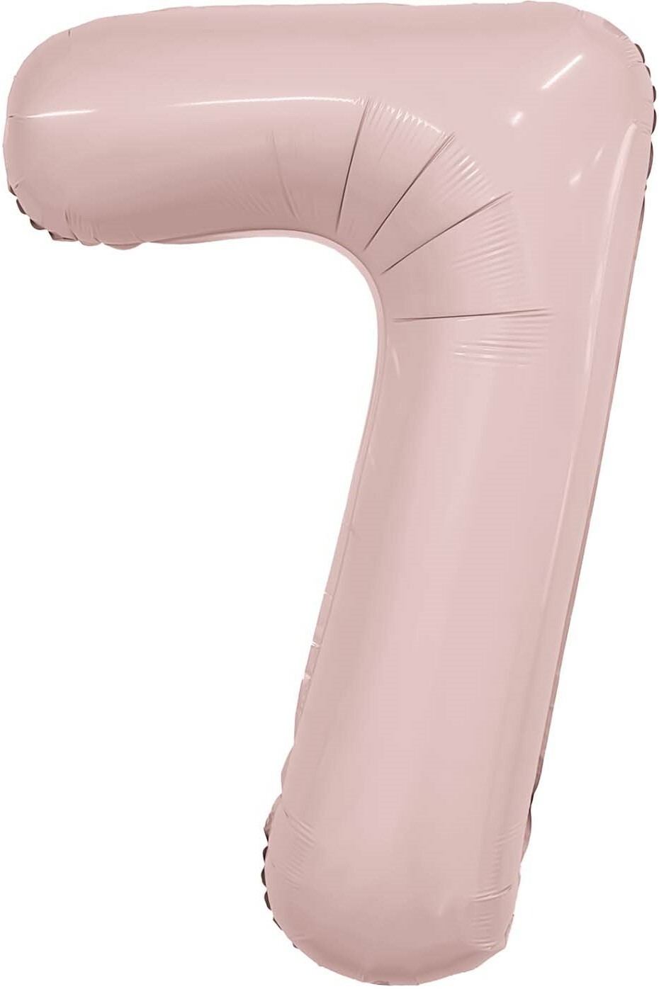 Цифра 7 пыльная роза